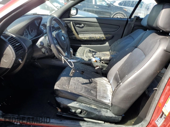 2013 BMW 1 Series 135i with VIN WBAUN7C54DVM27206, listed as a Copart auction lot 74797944 with 0 mi miles and Salvage Title. Bid and sale history available at carsss.com. Image 7.