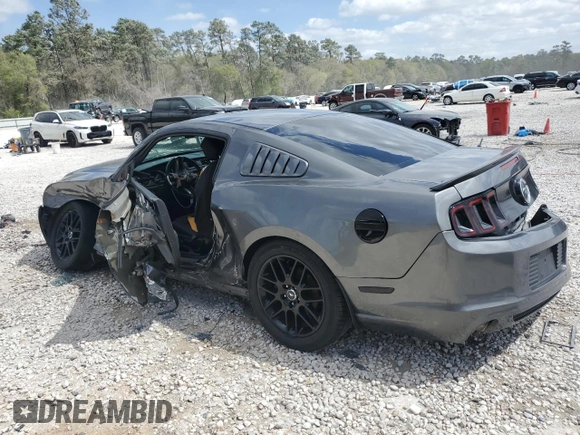 2014 Ford Mustang V6 with VIN 1ZVBP8AM9E5252325, listed as a Copart auction lot 49442065 with 211,305 mi miles and Salvage Title. Bid and sale history available at DreamBid. Image 2.