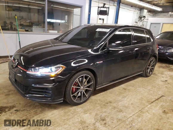 2021 Volkswagen Golf GTI S with VIN 3VW6T7AU9MM008433, listed as a Copart auction lot 41363144 with 29,373 mi miles. Bid and sale history available at carsss.com. Image 1.