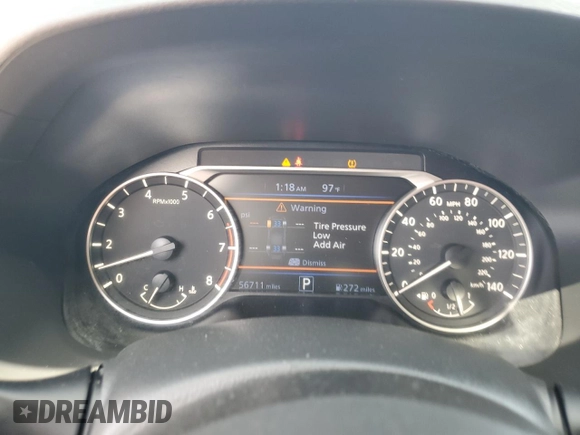 2022 Nissan Altima SV z VIN 1N4BL4DVXNN343346, wystawiony jako Copart lot #59208975 z przebiegiem 56 711 mil mil oraz Nie do naprawy • Non repairable. Historia ofert i sprzedaży dostępna na DreamBid. Obrazek 9.