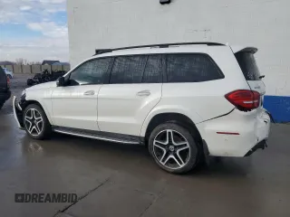 2018 Mercedes-Benz GLS 550 with VIN 4JGDF7DEXJB067446, listed as a Copart auction lot 44154124 with 44,110 mi miles and . Bid and sale history available at DreamBid. Image 2.