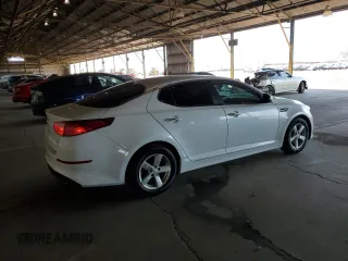 2015 Kia Optima LX with VIN KNAGM4A72F5664038, listed as a Copart auction lot 63708725 with 115,319 mi miles and Salvage title. Bid and sale history available at DreamBid. Image 3.