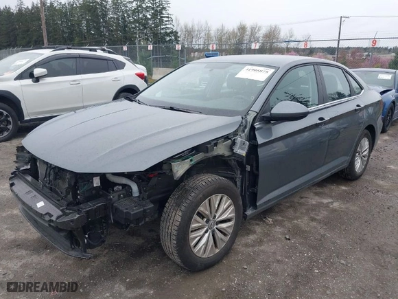 2019 Volkswagen Jetta S with VIN 3VWC57BU7KM179223, listed as a IAAI auction lot 41857863 with 18,885 mi miles. Bid and sale history available at carsss.com. Image 2.