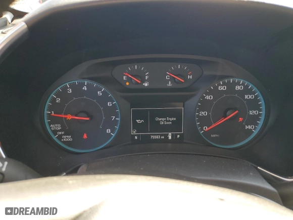 2021 Chevrolet Equinox LS with VIN 3GNAXHEV9MS121411, listed as a Copart auction lot 47842115 with 75,593 mi miles and Salvage Title. Bid and sale history available at carsss.com. Image 9.