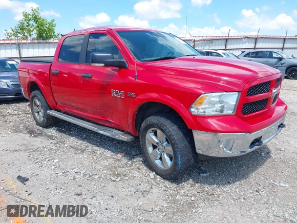 2014 Ram 1500 Big Horn with VIN 1C6RR7LT0ES290576, listed as a IAAI auction lot 42347578 with 146,609 mi miles and . Bid and sale history available at DreamBid. Image 1.