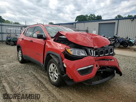 2021 Jeep Compass Sport с VIN 3C4NJCAB8MT508181, выставлен на аукционе Copart как лот 55477055 с пробегом Не указан миль и Списание • Salvage title. История ставок и продаж доступна на DreamBid. Изображение 13.