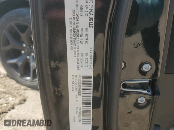 2015 Dodge Charger SXT with VIN 2C3CDXHGXFH896327, listed as a Copart auction lot 55931805 with 204,345 mi miles and Salvage Title. Bid and sale history available at DreamBid. Image 12.