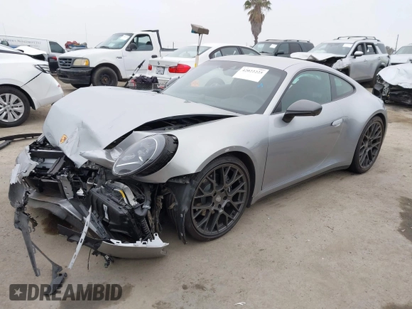 2023 Porsche 911 Carrera with VIN WP0AA2A93PS206048, listed as a IAAI auction lot 42022225 with 6,439 mi miles and . Bid and sale history available at DreamBid. Image 17.