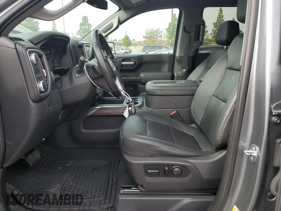 2021 GMC Sierra 1500 with VIN 3GTP8DET4MG266950, listed as a Copart auction lot 81965234 with 55,968 mi miles and Salvage Title. Bid and sale history available at DreamBid. Image 7.