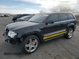 2008 Jeep Grand Cherokee SRT-8 with VIN 1J8HR78398C214004, listed as a Copart auction lot 48760375 with 165,318 mi miles and Salvage Title. Bid and sale history available at carsss.com. Image 1.