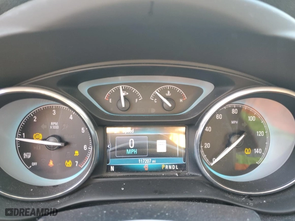 2017 Buick Envision Essence with VIN LRBFXBSA3HD009026, listed as a Copart auction lot 87729945 with 117,207 mi miles and Salvage Title. Bid and sale history available at carsss.com. Image 9.