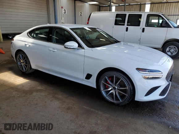 2025 Genesis G70 2.5T с VIN KMTG34SC9SU155485, выставлен на аукционе Copart как лот 60076625 с пробегом 3 757 миль миль и Чистый • Clean title. История ставок и продаж доступна на DreamBid. Изображение 4.