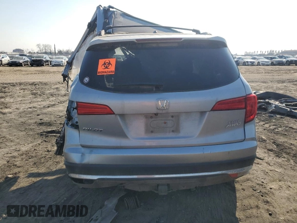 2017 Honda Pilot Elite with VIN 5FNYF6H03HB098463, listed as a Copart auction lot 43174765 with Not Provided miles and Non Repairable. Bid and sale history available at DreamBid. Image 6.