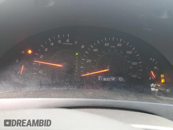 2008 Toyota Camry LE z VIN 4T1BE46K58U203850, wystawiony jako Copart lot #55837735 z przebiegiem 311 605 mil mil oraz Szkoda całkowita • Salvage title. Historia ofert i sprzedaży dostępna na DreamBid. Obrazek 9.