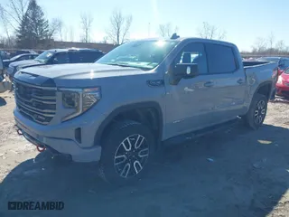 2025 GMC Sierra 1500 AT4 with VIN 3GTUUEELXSG138620, listed as a IAAI auction lot 41805574 with 13,056 mi miles. Bid and sale history available at carsss.com. Image 2.
