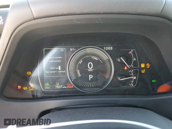 2024 Lexus UX 250h F Sport z VIN JTHB6JBH1R2189547, wystawiony jako Copart lot #80151034 z przebiegiem 7 837 mil mil oraz Nie do naprawy • Non repairable. Historia ofert i sprzedaży dostępna na DreamBid. Obrazek 9.