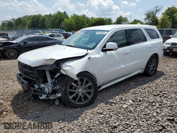 2017 Dodge Durango GT z VIN 1C4RDHDG7HC936080, wystawiony jako Copart lot #65444024 z przebiegiem Nie podano mil oraz Szkoda całkowita • Salvage title. Historia ofert i sprzedaży dostępna na DreamBid. Obrazek 1.