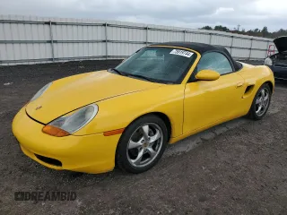 2001 Porsche Boxster with VIN WP0CA29801U622283, listed as a Copart auction lot 75919744 with 53,438 mi miles and Salvage Title. Bid and sale history available at carsss.com. Image 1.