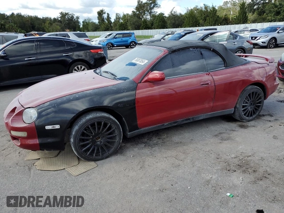 1998 Toyota Celica GT z VIN JT5FG02T5W0048269, wystawiony jako Copart lot #76887854 z przebiegiem 147 694 mil mil oraz Szkoda całkowita • Salvage title. Historia ofert i sprzedaży dostępna na DreamBid. Obrazek 1.