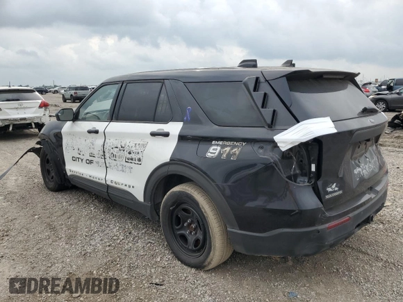 2022 Ford Explorer with VIN 1FM5K8AC2NGA43062, listed as a Copart auction lot 53812615 with Not provided miles and Salvage title. Bid and sale history available at DreamBid. Image 2.