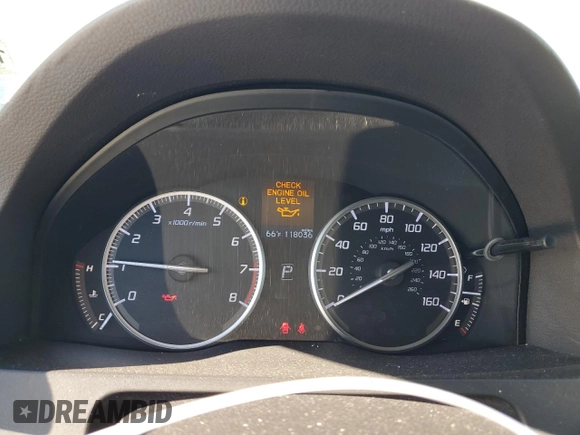 2015 Acura RDX Tech Pkg with VIN 5J8TB3H57FL014060, listed as a Copart auction lot 47317745 with 118,036 mi miles and Salvage Title. Bid and sale history available at carsss.com. Image 9.