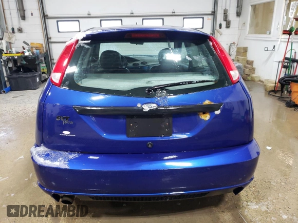 2002 Ford Focus SVT with VIN 3FAHP39592R229140, listed as a Copart auction lot 45146425 with 193,976 mi miles and Salvage Title. Bid and sale history available at DreamBid. Image 6.