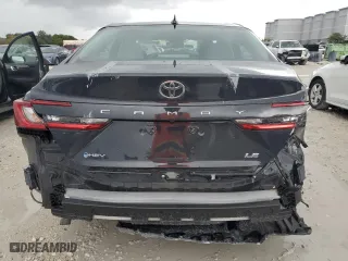 2025 Toyota Camry LE with VIN 4T1DAACK3SU027167, listed as a Copart auction lot 51333855 with 15,574 mi miles and Salvage Title. Bid and sale history available at carsss.com. Image 6.