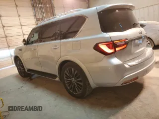 2021 Infiniti QX80 PREMIUM SELECT with VIN JN8AZ2AFXM9720484, listed as a Copart auction lot 53099805 with 64,276 mi miles and Salvage Title. Bid and sale history available at carsss.com. Image 2.