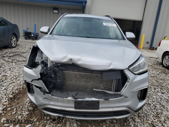 2017 Hyundai Santa Fe XL Luxury with VIN KM8SNDHF8HU217600, listed as a Copart auction lot 65825224 with 184,503 mi miles and Salvage Title. Bid and sale history available at carsss.com. Image 5.