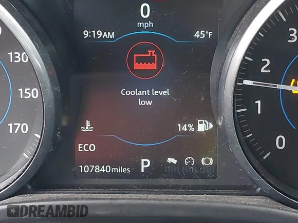 2018 Jaguar F-Pace 25t Prestige with VIN SADCK2FX5JA258604, listed as a IAAI auction lot 41752409 with 107,840 mi miles and . Bid and sale history available at DreamBid. Image 16.
