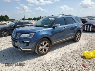 2018 Ford Explorer Platinum z VIN 1FM5K8HT3JGB17363, wystawiony jako Copart lot #61591685 z przebiegiem 85 355 mil mil oraz Szkoda całkowita • Salvage title. Historia ofert i sprzedaży dostępna na DreamBid. Obrazek 1.