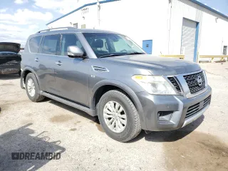 2017 Nissan Armada SL with VIN JN8AY2ND9H9006380, listed as a Copart auction lot 51239845 with 172,647 mi miles and Salvage Title. Bid and sale history available at carsss.com. Image 4.