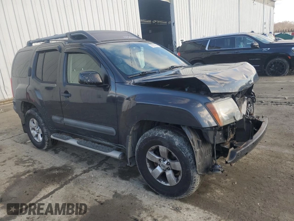 2013 Nissan Xterra S with VIN 5N1AN0NW4DN819116, listed as a Copart auction lot 43557285 with 140,694 mi miles and Salvage title. Bid and sale history available at DreamBid. Image 4.