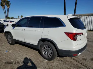 2020 Honda Pilot EX-L with VIN 5FNYF5H5XLB023273, listed as a Copart auction lot 46121255 with 22,897 mi miles and Salvage Title. Bid and sale history available at carsss.com. Image 2.