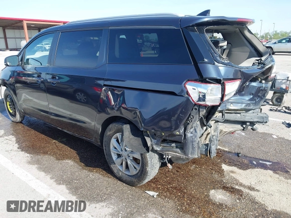 2017 Kia Sedona LX with VIN KNDMB5C19H6247894, listed as a IAAI auction lot 42069958 with 159,543 mi miles and . Bid and sale history available at DreamBid. Image 3.