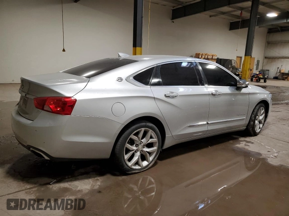 2015 Chevrolet Impala LTZ with VIN 2G1155SL7F9134716, listed as a Copart auction lot 89253795 with 150,304 mi miles and Clean Title. Bid and sale history available at DreamBid. Image 3.