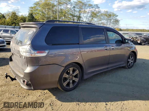 2013 Toyota Sienna SE with VIN 5TDXK3DC8DS310754, listed as a Copart auction lot 74880094 with 337,573 mi miles and Salvage title. Bid and sale history available at DreamBid. Image 3.