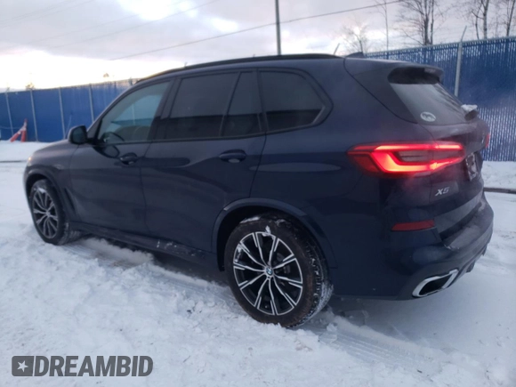 2019 BMW X5 xDrive40i with VIN 5UXCR6C51KLL26595, listed as a Copart auction lot 70907012 with 54,276 mi miles. Bid and sale history available at carsss.com. Image 2.