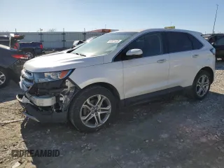 2016 Ford Edge Titanium with VIN 2FMPK3K95GBB13422, listed as a Copart auction lot 47021675 with 127,458 mi miles and Salvage Title. Bid and sale history available at carsss.com. Image 1.