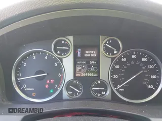 2013 Lexus LX 570 with VIN JTJHY7AX2D4099741, listed as a IAAI auction lot 41870475 with 264,966 mi miles and . Bid and sale history available at DreamBid. Image 7.