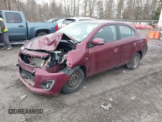 2018 Mitsubishi Mirage G4 SE with VIN ML32F4FJ1JHF06220, listed as a IAAI auction lot 41651964 with 122,837 mi miles. Bid and sale history available at carsss.com. Image 2.