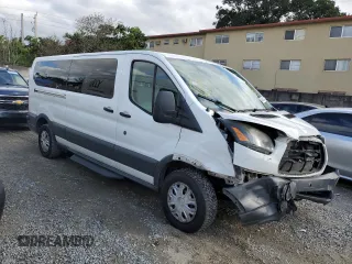 2017 Ford Transit XL with VIN 1FBZX2YM6HKA73979, listed as a Copart auction lot 74640593 with 245,464 mi miles and Salvage Title. Bid and sale history available at DreamBid. Image 4.
