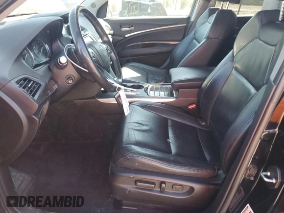 2017 Acura MDX Technology with VIN 5FRYD4H53HB023928, listed as a Copart auction lot 56055535 with 160,249 mi miles and Salvage title. Bid and sale history available at DreamBid. Image 7.