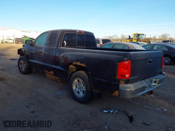 2005 Dodge Dakota SLT with VIN 1D7HW42N95S315558, listed as a IAAI auction lot 41210145 with 207,115 mi miles and . Bid and sale history available at DreamBid. Image 3.