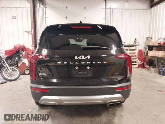 2022 Kia Telluride S with VIN 5XYP6DHC8NG281257, listed as a IAAI auction lot 41861781 with 43,905 mi miles and . Bid and sale history available at DreamBid. Image 16.