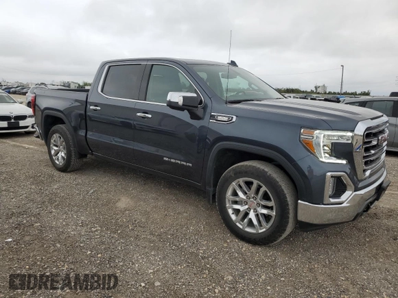 2021 GMC Sierra 1500 Limited SLT with VIN 1GTU9DET6MZ381209, listed as a Copart auction lot 71109394 with 44,649 mi miles and Salvage Title. Bid and sale history available at carsss.com. Image 4.