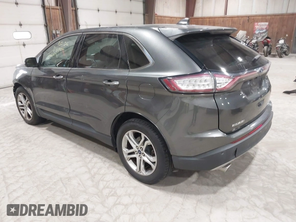 2016 Ford Edge Titanium with VIN 2FMPK4K85GBB21226, listed as a IAAI auction lot 41613363 with 114,490 mi miles. Bid and sale history available at carsss.com. Image 3.