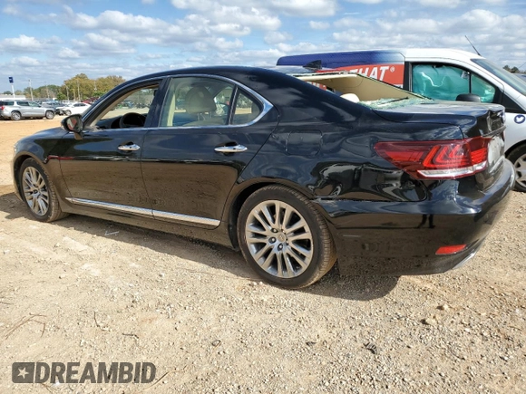 2015 Lexus LS 460 with VIN JTHBL5EF5F5136712, listed as a Copart auction lot 80684844 with 38,303 mi miles and Salvage title. Bid and sale history available at DreamBid. Image 2.