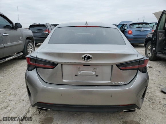 2023 Lexus RC with VIN JTHGZ5BC1P5026532, listed as a Copart auction lot 46121995 with 18,299 mi miles and Salvage Title. Bid and sale history available at carsss.com. Image 6.