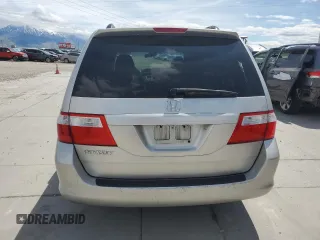 2007 Honda Odyssey EX-L with VIN 5FNRL38667B437022, listed as a Copart auction lot 56135825 with 183,864 mi miles and Clean Title. Bid and sale history available at carsss.com. Image 6.